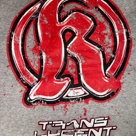 KDNK TRANSLUCENT SWEATSUIT Heather Grey/Black/Red Small, Medium and Large - Picture 6 of 9